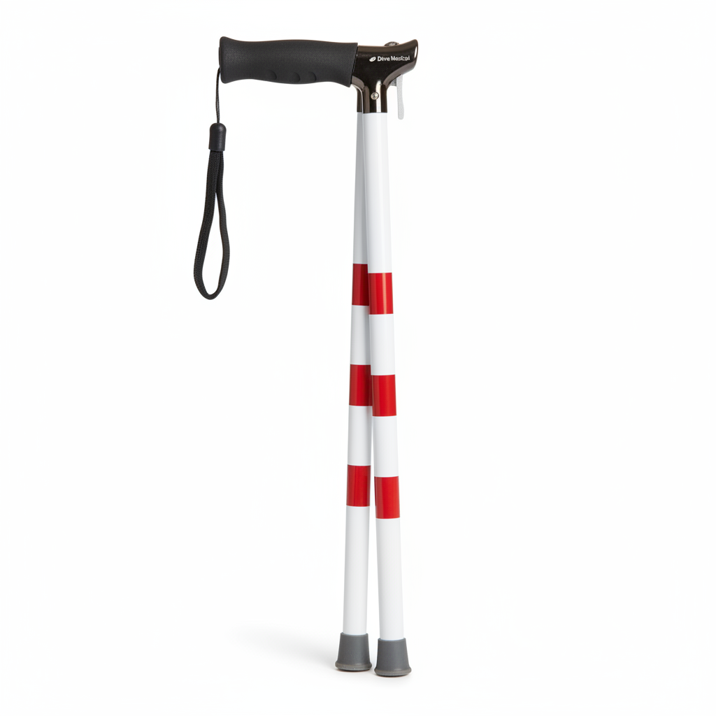 Blind Folding Cane - close-up detail shot