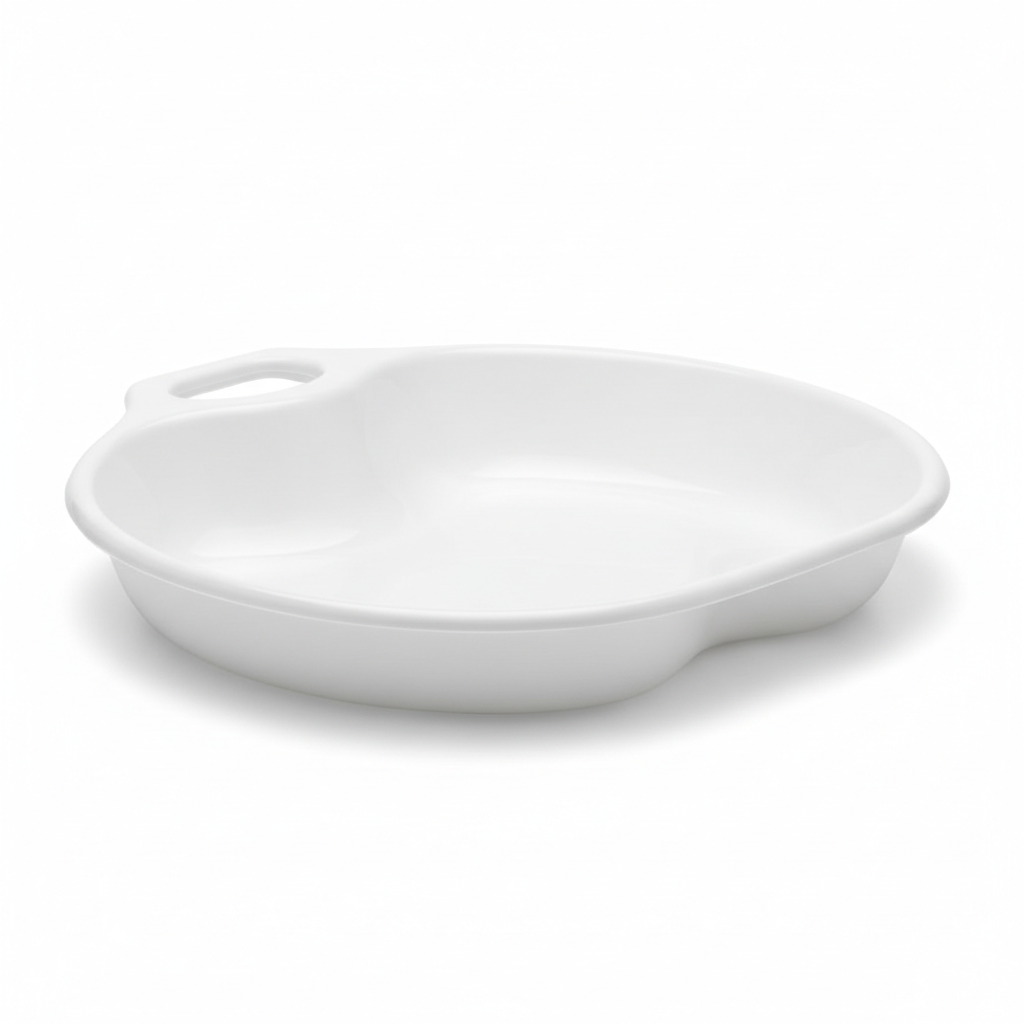 Contoured Bed Pan - close-up detail shot