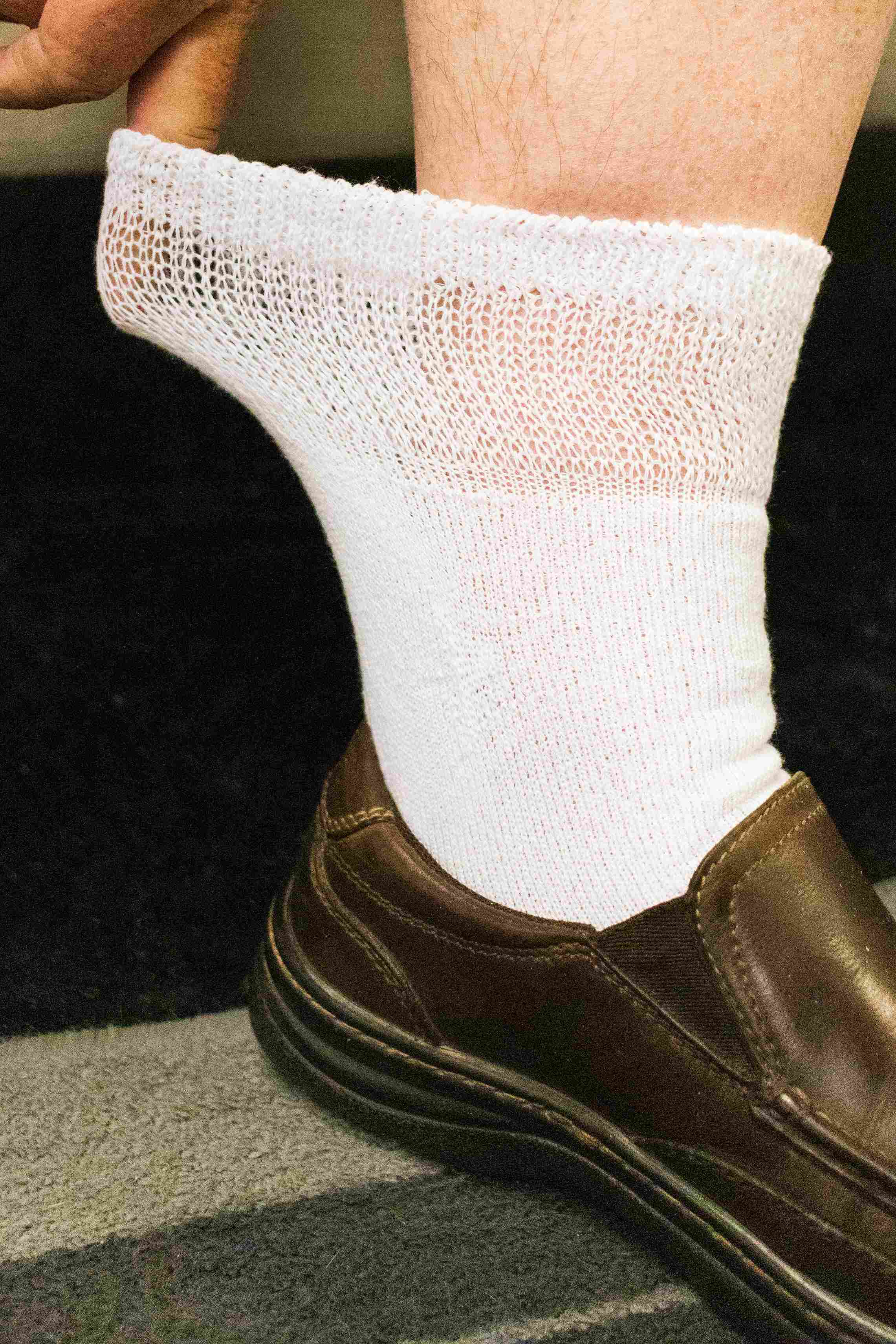 Men's Cotton Diabetic Ankle Socks (6 Pair) by DIABETIC SOCK CLUB