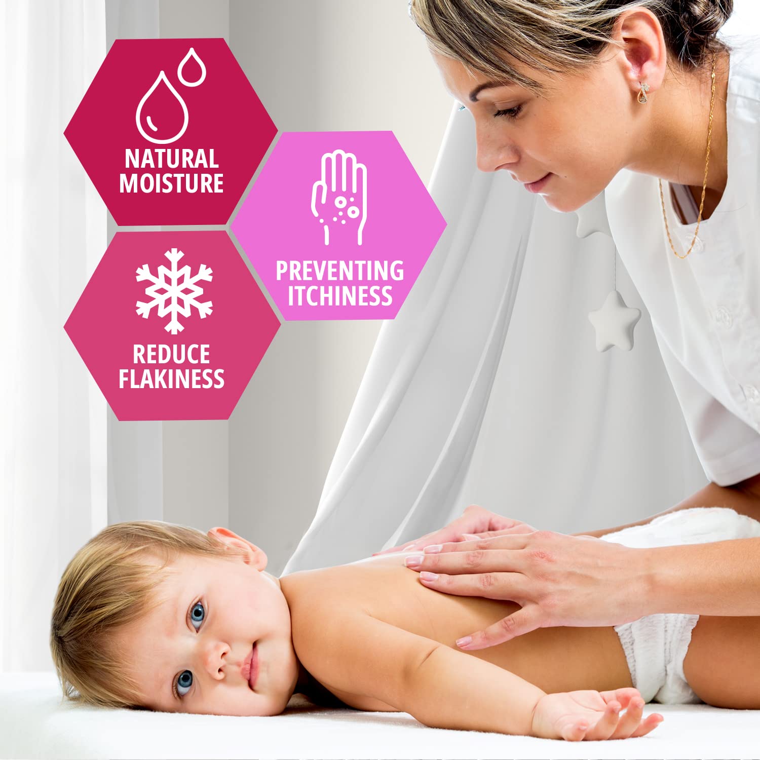 MedPride Baby Oil with seal & Flip Top - 8 oz - Case of 24