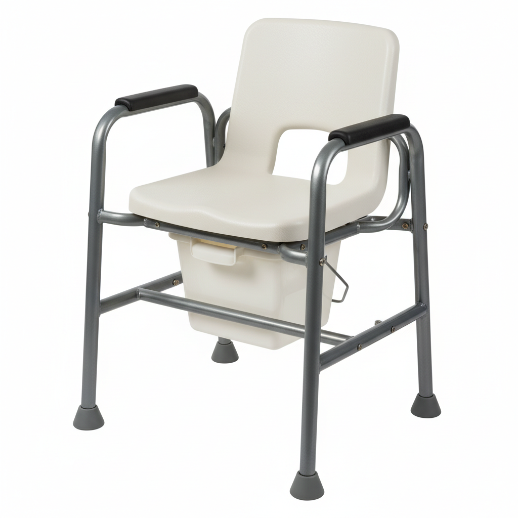 Deluxe Bariatric Commode - close-up detail shot