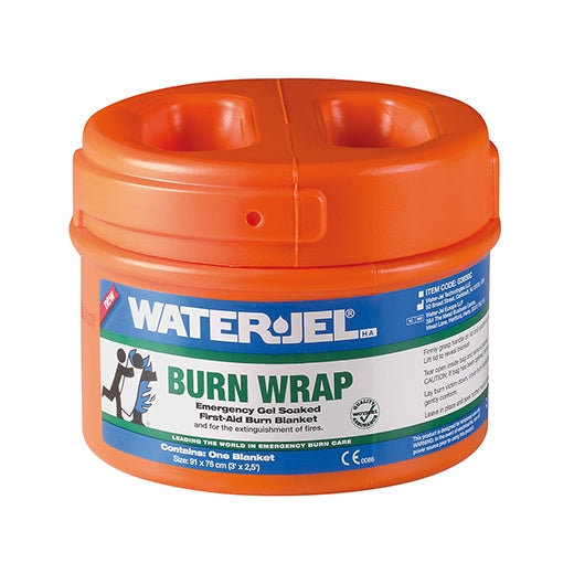 Water Jel Fire Blanket (Orange Canister) - 3" x 2.5" (4 blankets/case)