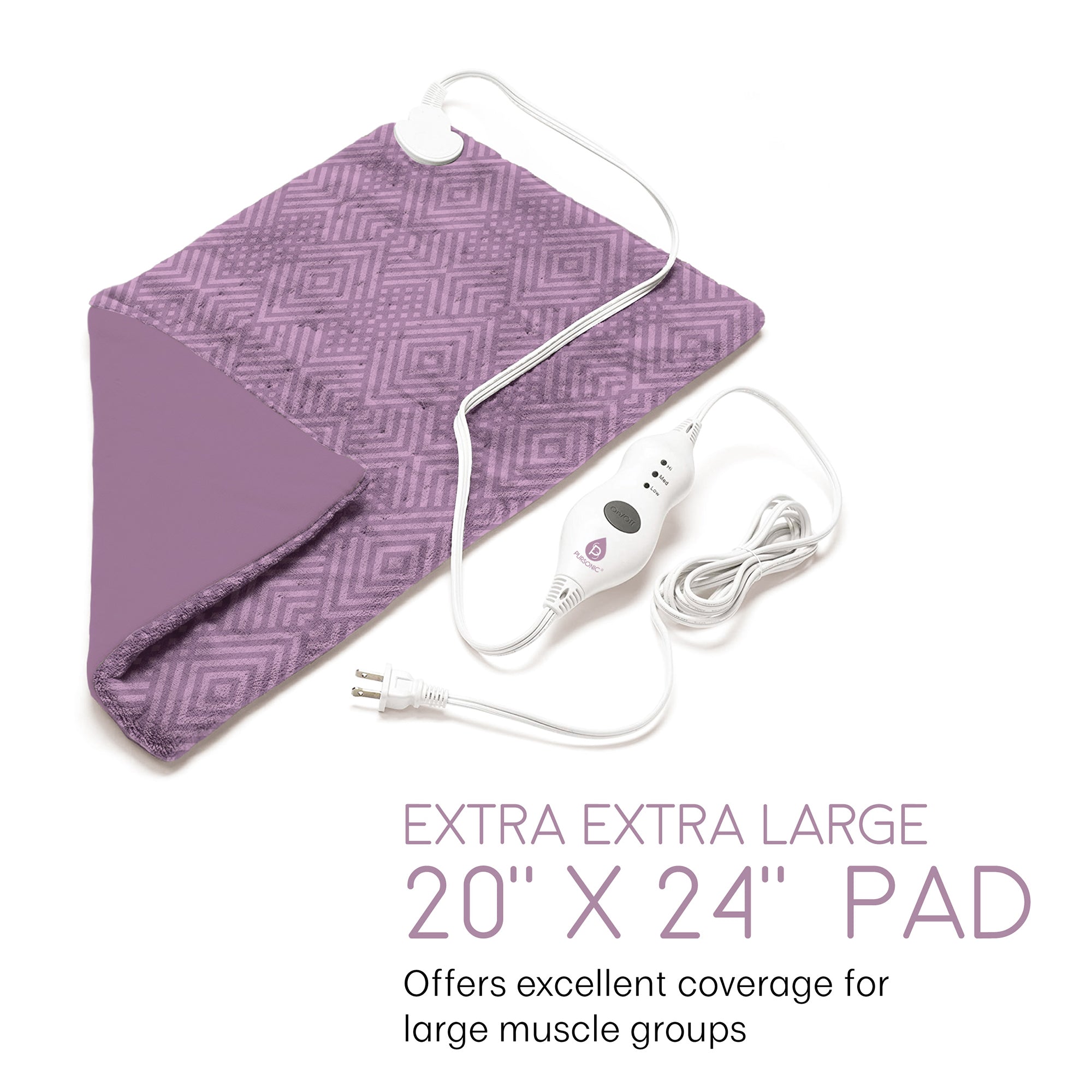 Extra Extra Large Electric Heating Pad by Pursonic