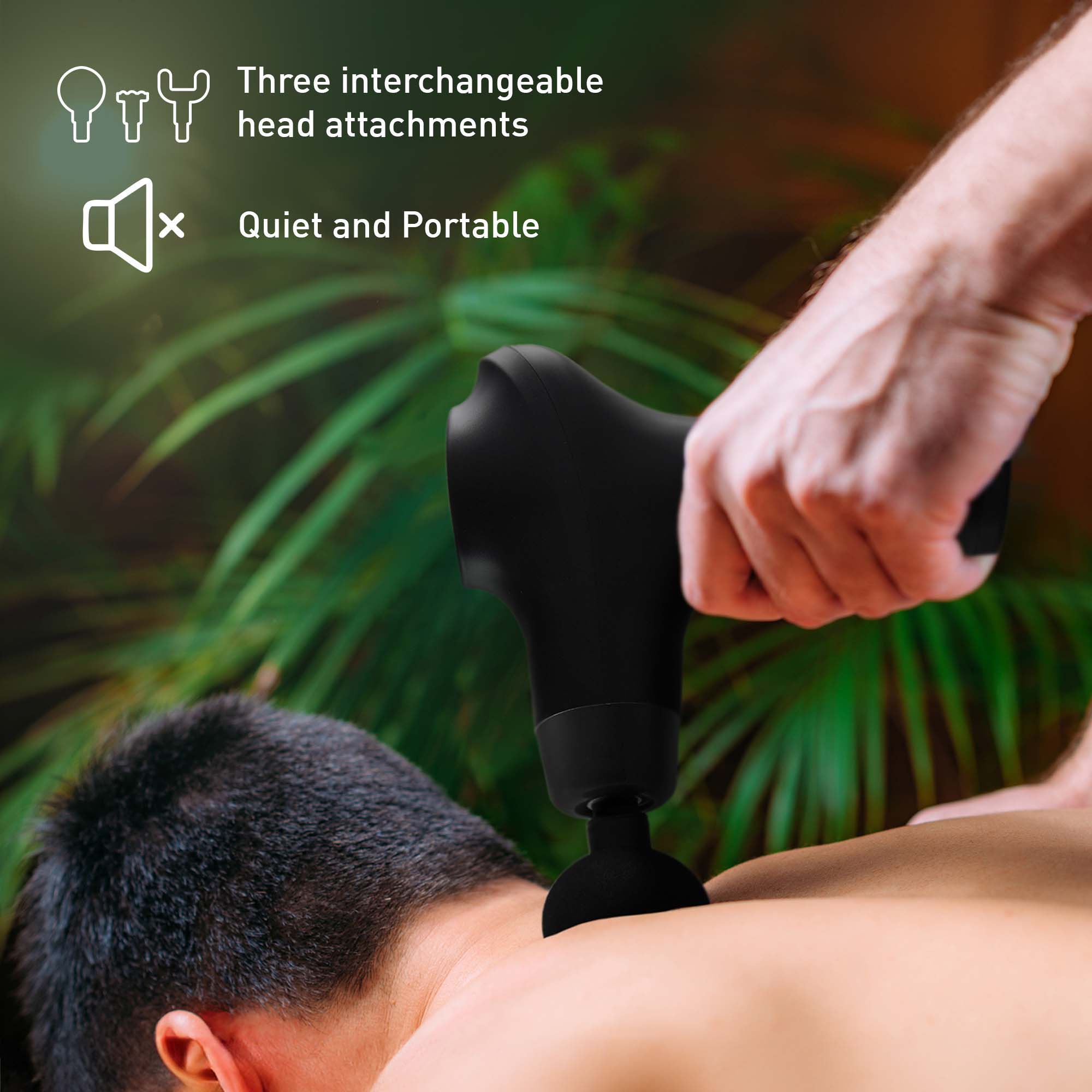 Head-to-Toe Relaxation Bundle: Massage Gun, Neck & Shoulder Stretcher, Foot Massager by Pursonic