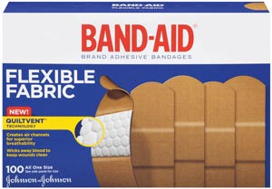 J&J BAND-AID® FLEXIBLE FABRIC ADHESIVE BANDAGES