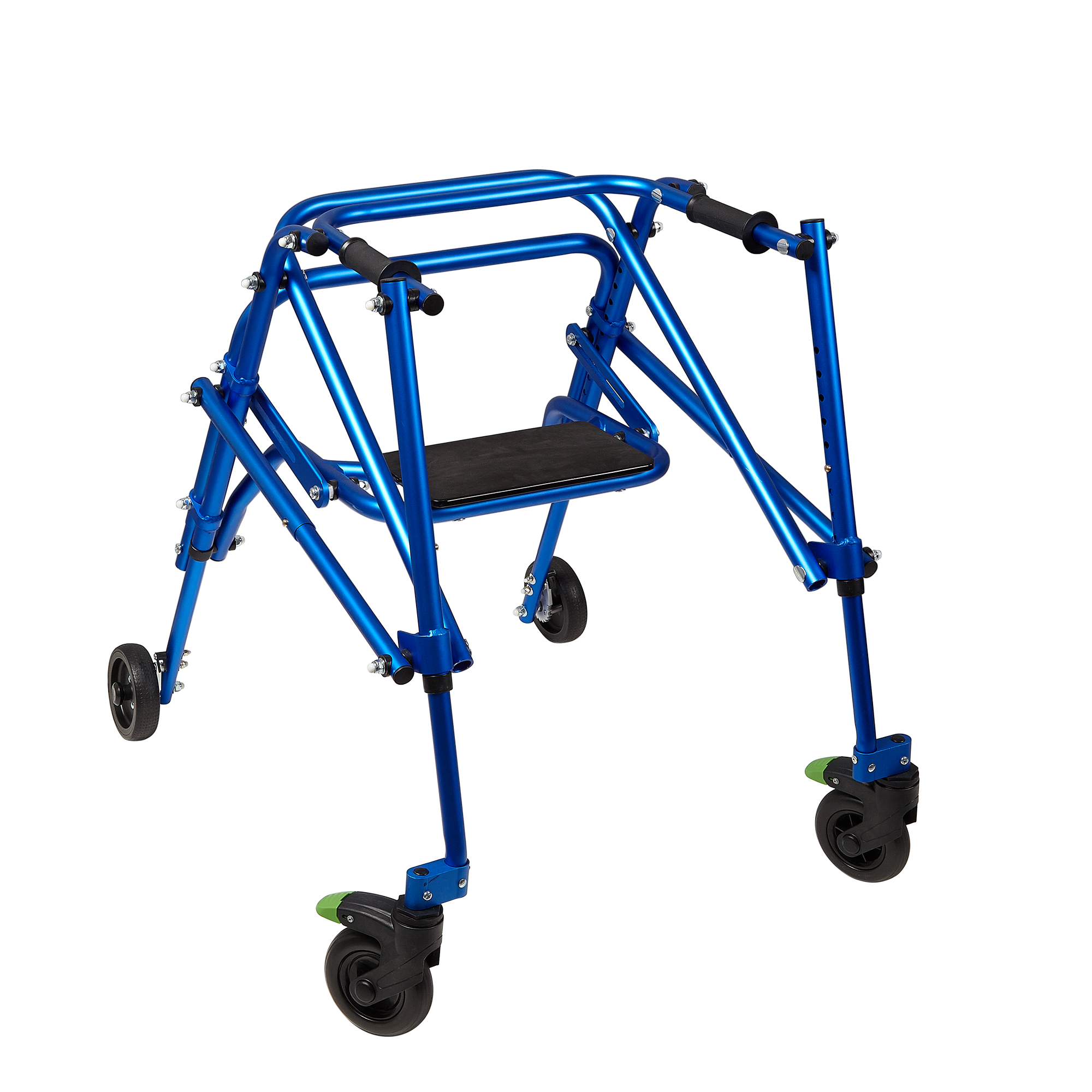 Klip 4W Walker W.Seat, גלגלי 8 אינץ', מד, כחול