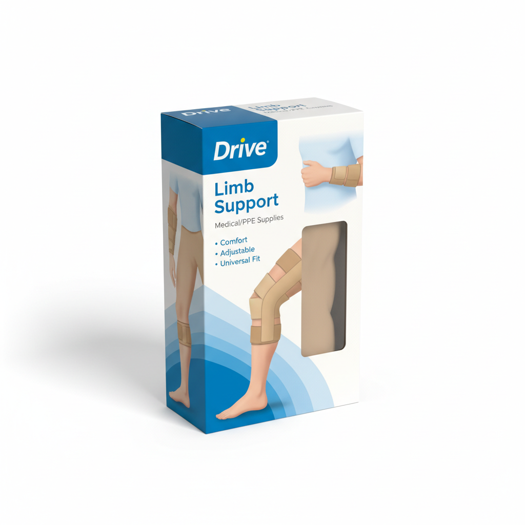 Limb Support - angled view showing packaging