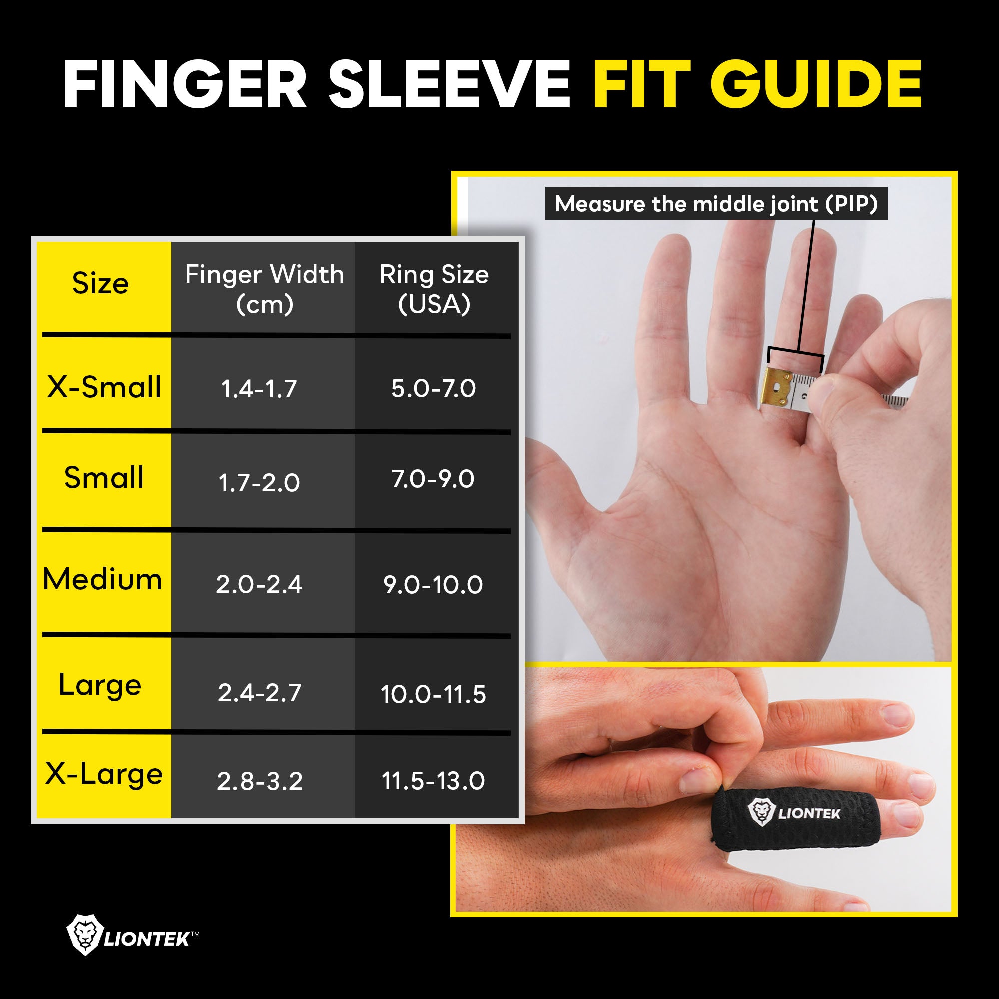 Liontek Flow Finger Sleeve Pair by Liontek