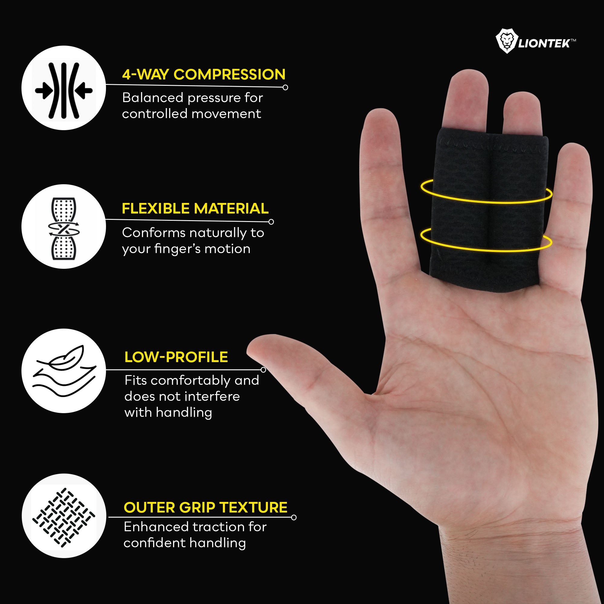 Liontek Flow Finger Sleeve Pair by Liontek