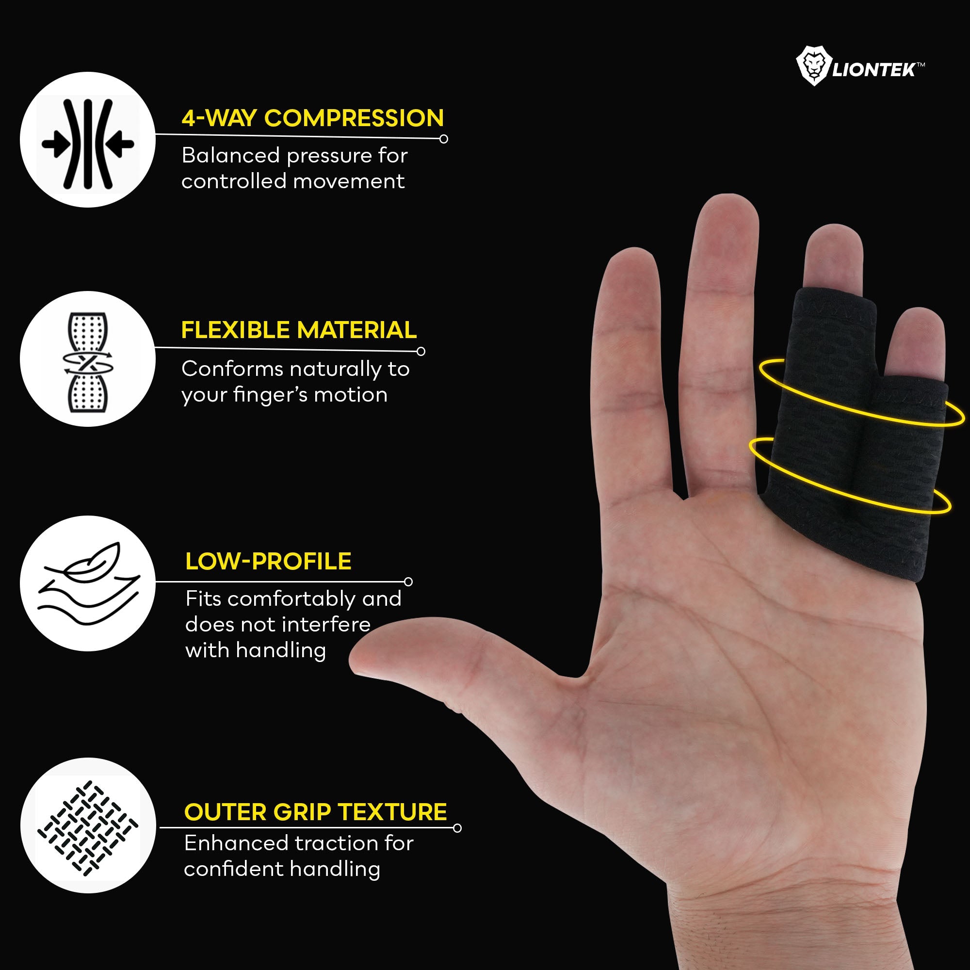 Liontek Flow Finger Sleeve Pair by Liontek