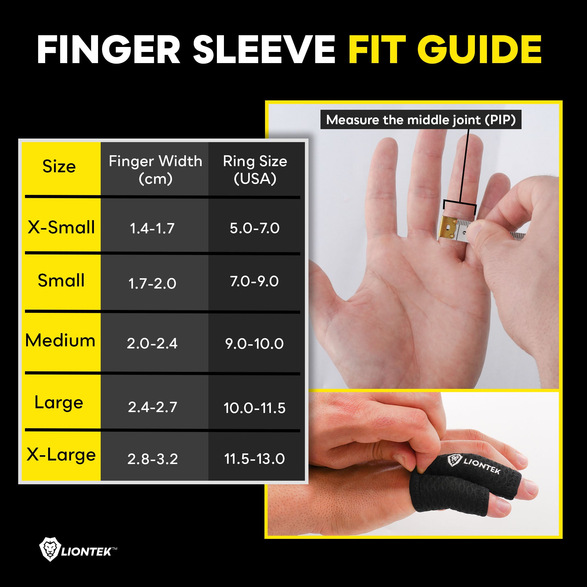 Liontek Flow Finger Sleeve Pair by Liontek