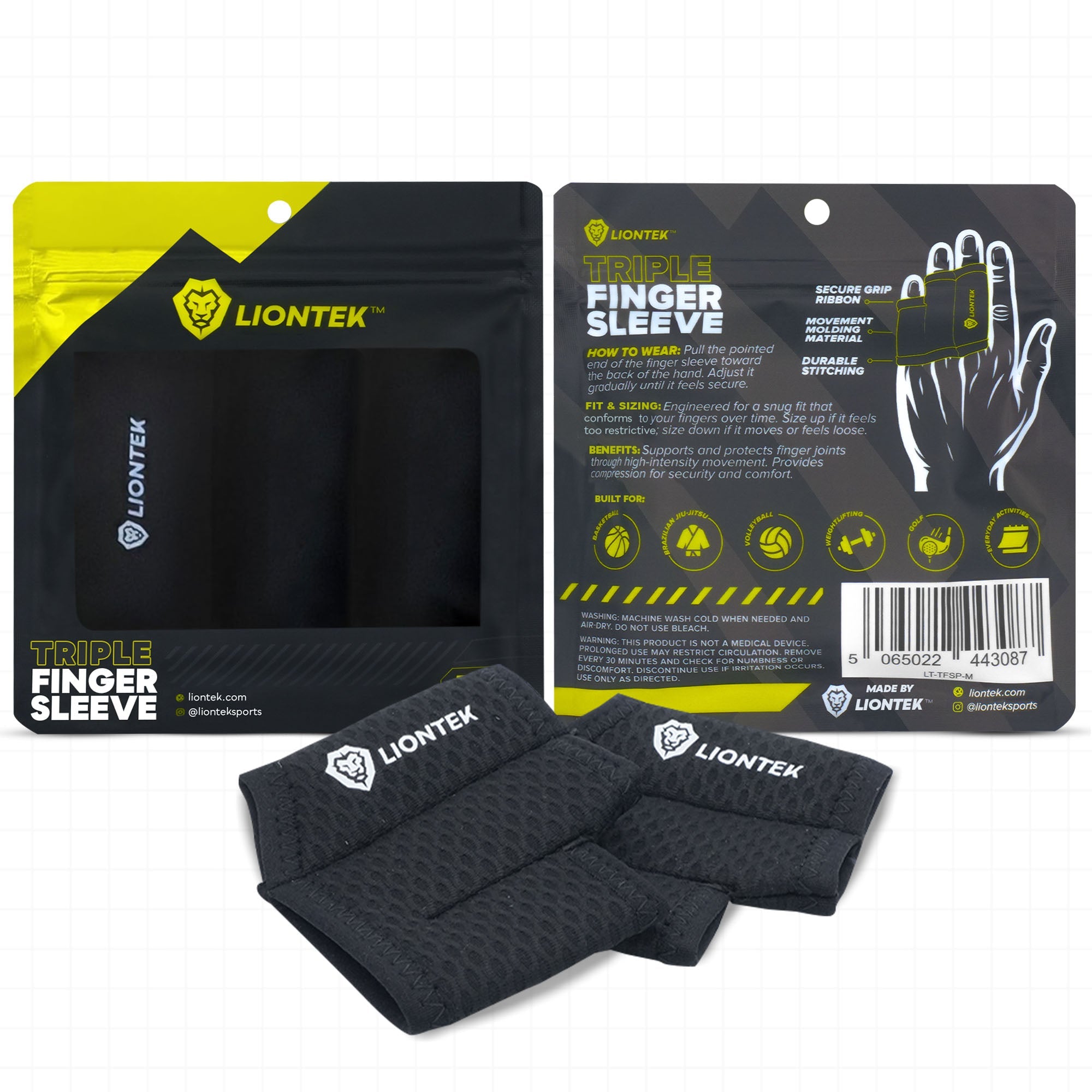 Liontek Flow Finger Sleeve Pair by Liontek