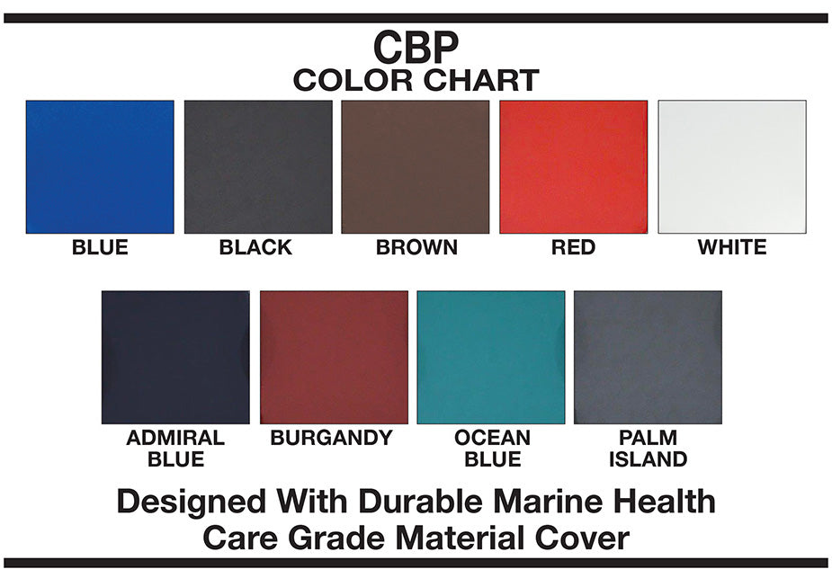 MJM International 118-3TW-SSDE-CBP-BL-OF-SQ-PAIL-AT Shower Chair With Soft Seat Deluxe Elongated, Cushion Back, Open Front, Square Pail And Anti-Tippers