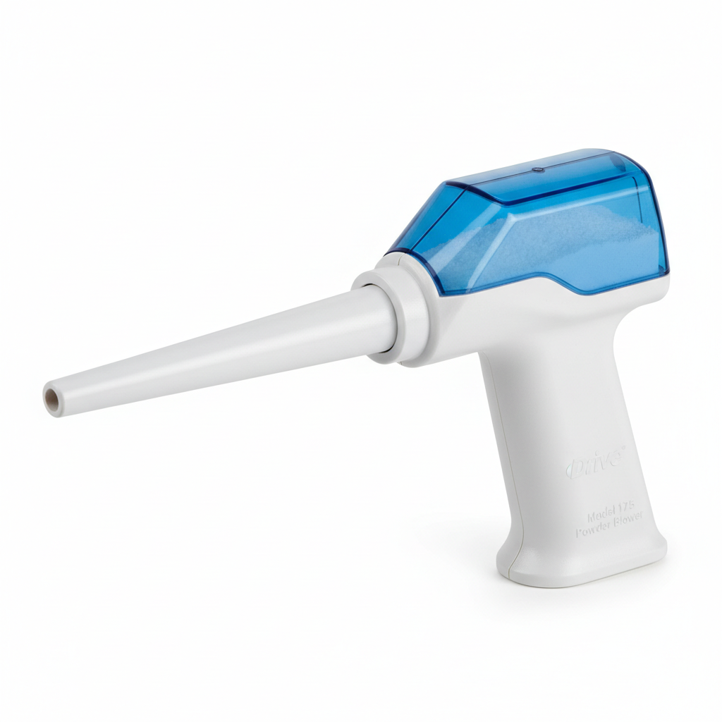 Model 175 Powder Blower - close-up detail shot