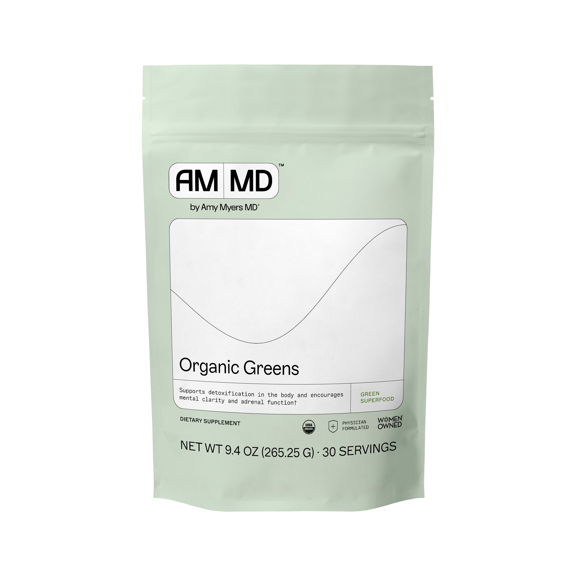 Organic Greens powder 30 servings by AMMD