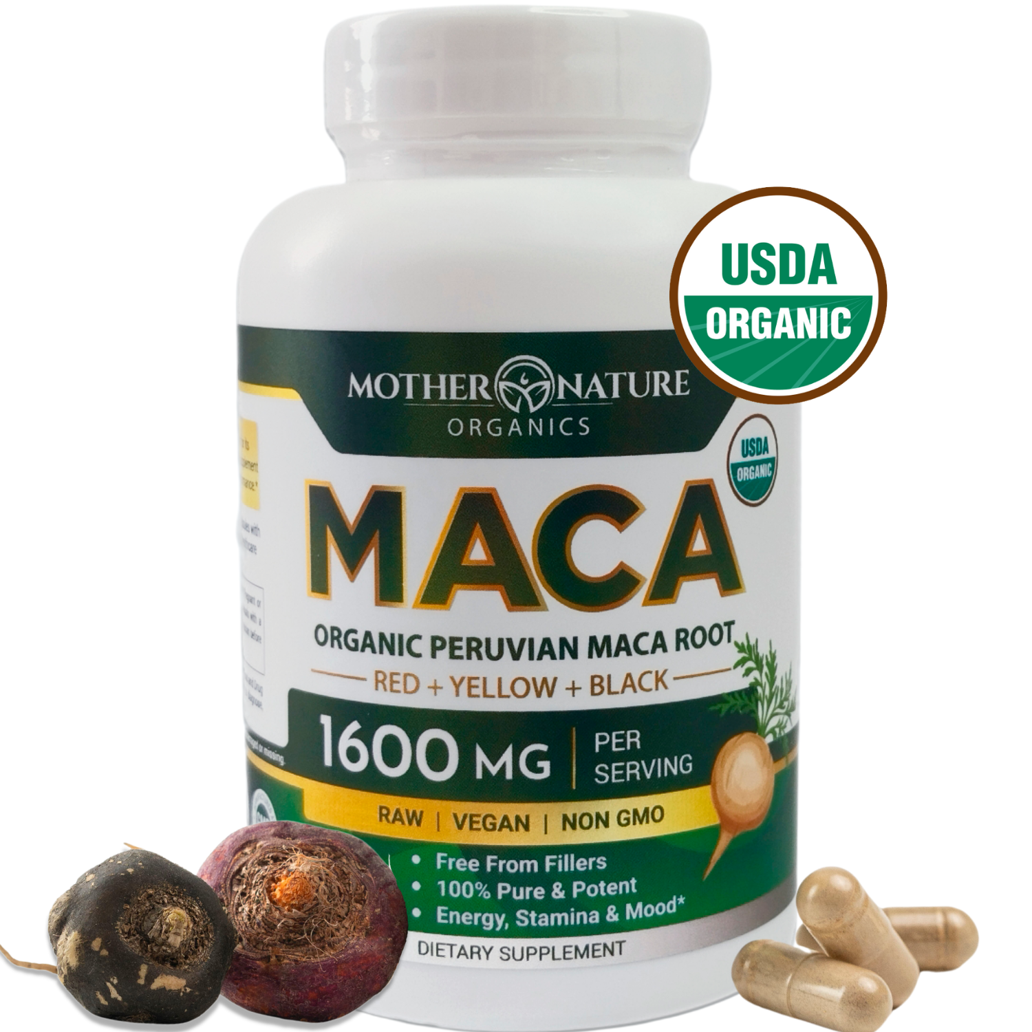 USDA Organic Maca Capsules