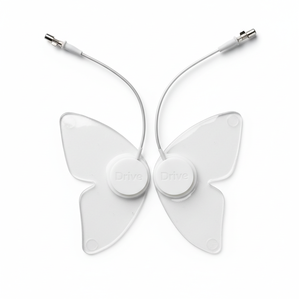 Pre-gelled Electrode Butterfly Style - front view