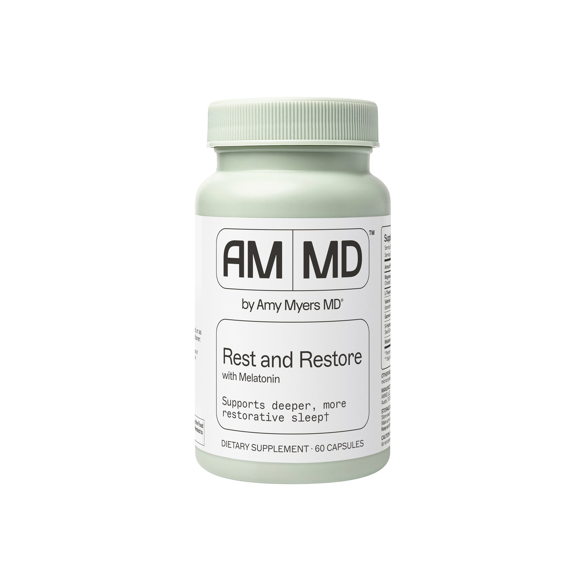 Rest and Restore Melatonin, 60 capsules by AMMD