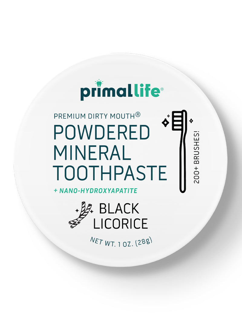 Toothpowder /  Powdered Mineral Toothpaste by Primal Life Organic II LLC