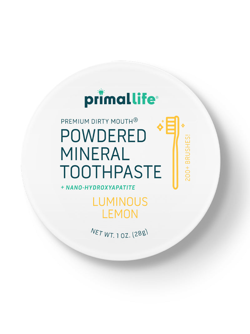 Toothpowder /  Powdered Mineral Toothpaste by Primal Life Organic II LLC