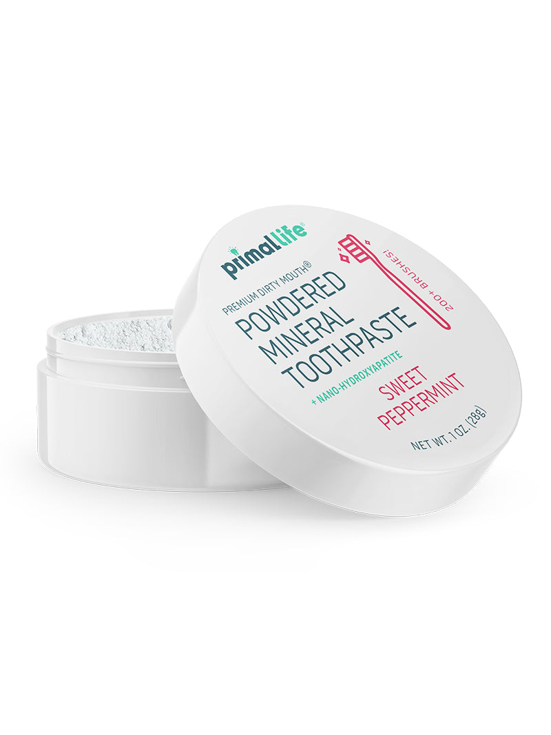 Toothpowder /  Powdered Mineral Toothpaste by Primal Life Organic II LLC