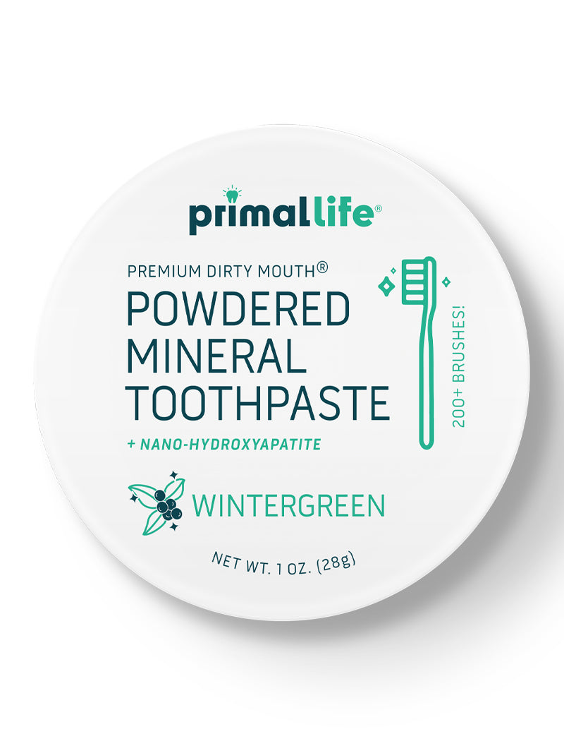 Toothpowder /  Powdered Mineral Toothpaste by Primal Life Organic II LLC