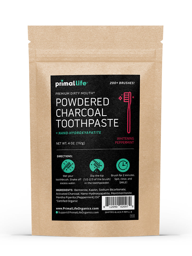 Toothpowder /  Powdered Mineral Toothpaste by Primal Life Organic II LLC