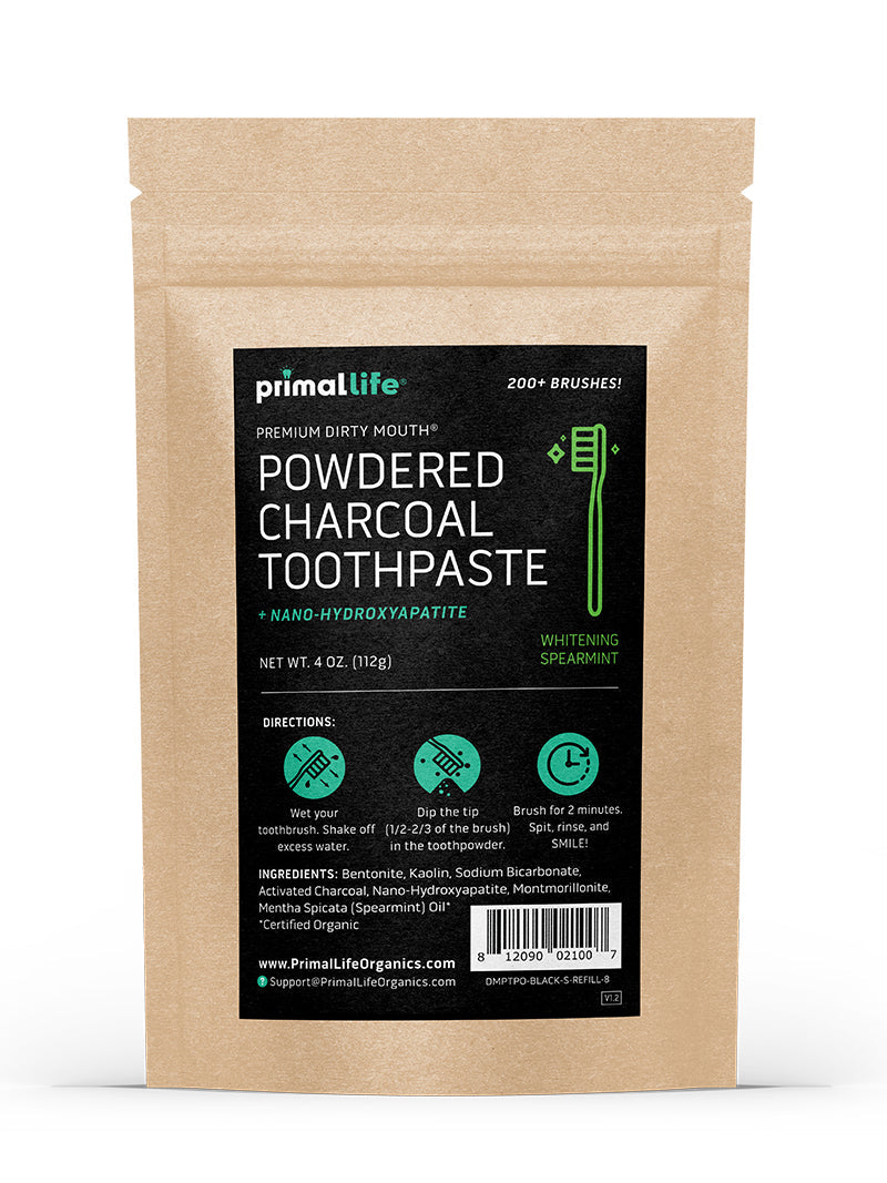Toothpowder /  Powdered Mineral Toothpaste by Primal Life Organic II LLC