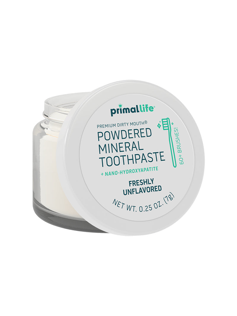 Toothpowder /  Powdered Mineral Toothpaste by Primal Life Organic II LLC