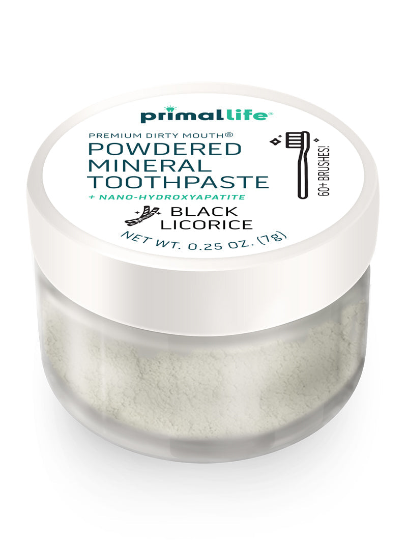 Toothpowder /  Powdered Mineral Toothpaste by Primal Life Organic II LLC