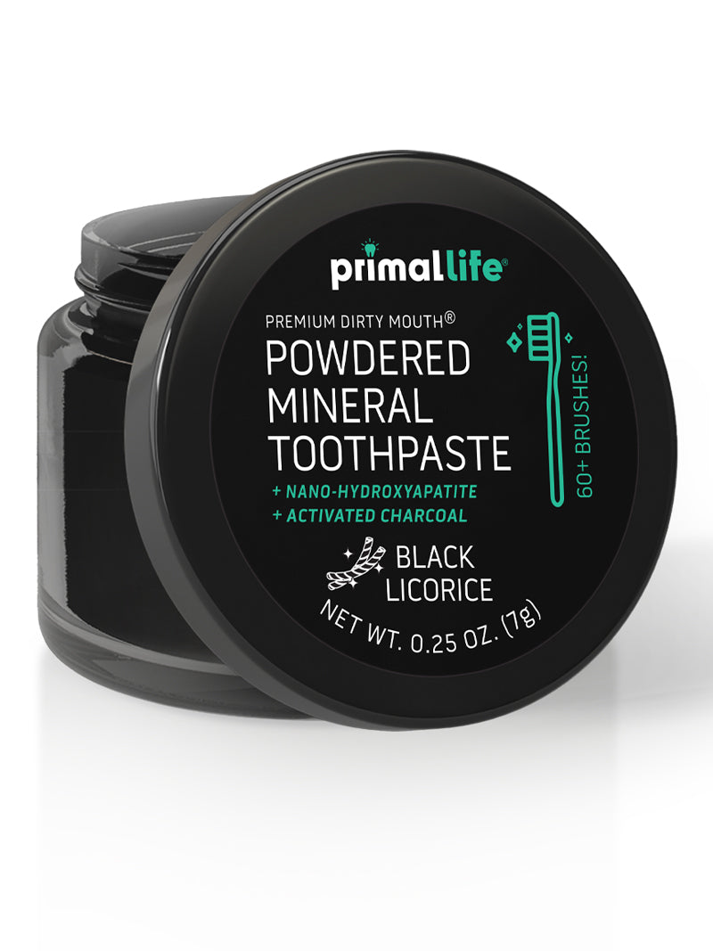 Toothpowder /  Powdered Mineral Toothpaste by Primal Life Organic II LLC