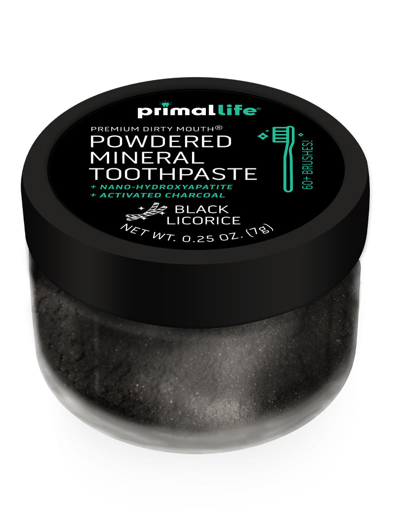 Toothpowder /  Powdered Mineral Toothpaste by Primal Life Organic II LLC