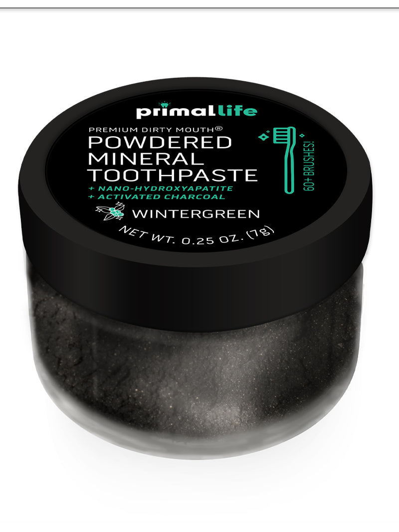 Toothpowder /  Powdered Mineral Toothpaste by Primal Life Organic II LLC
