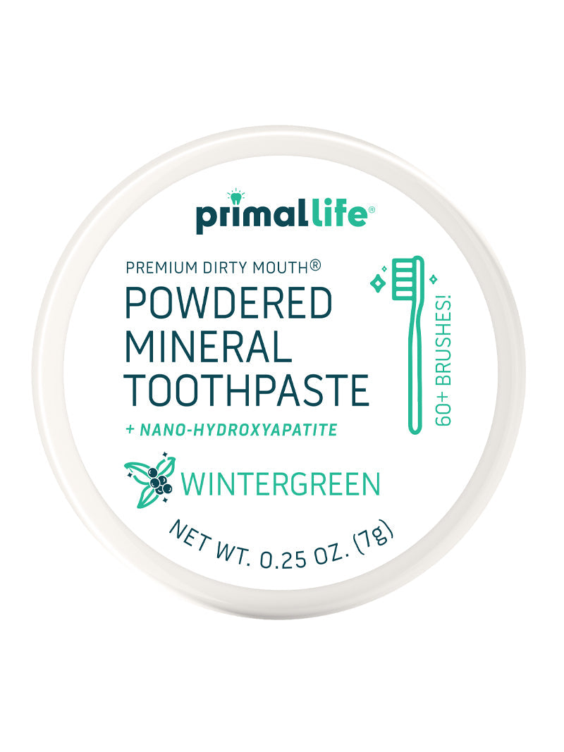Toothpowder /  Powdered Mineral Toothpaste by Primal Life Organic II LLC