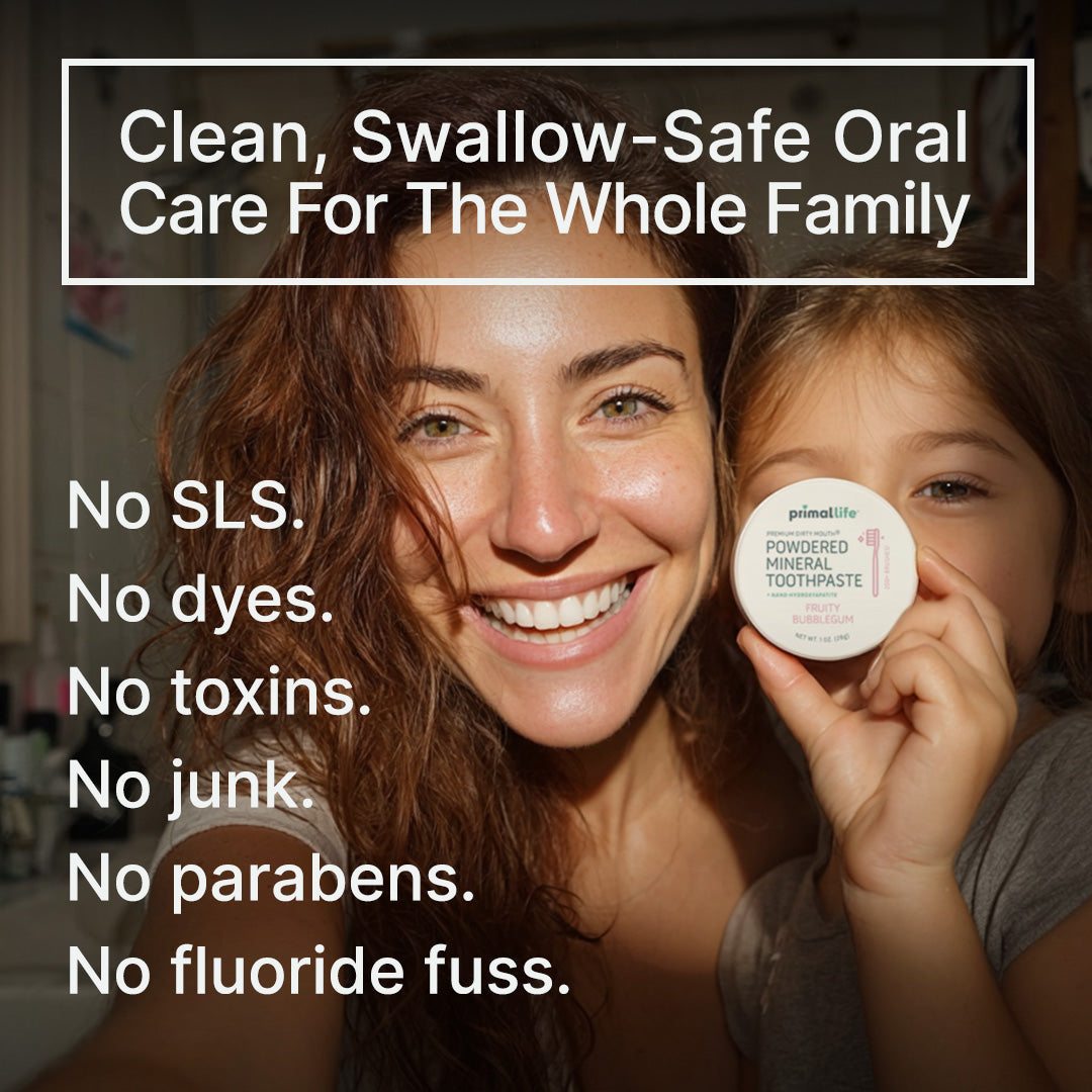 Toothpowder /  Powdered Mineral Toothpaste by Primal Life Organic II LLC