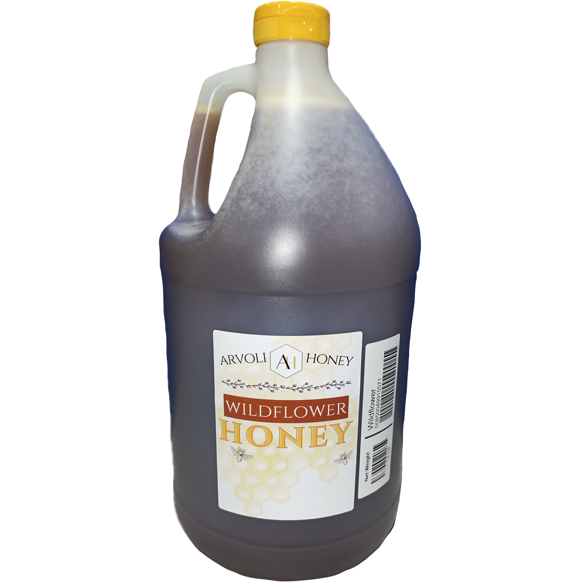 Arvoli Raw & Unfiltered Wildflower Honey - 1 GALLON of HONEY - 12 lb Jug - BULK HONEY by Farm2Me