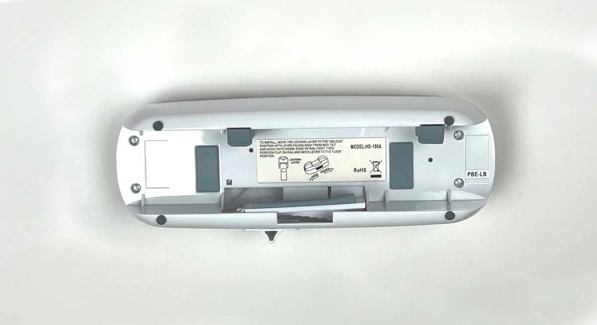 Med-Pat HO-100 Adjustable Bedrail Holder for One-Piece Phones | Secure Hospital Bed Phone Mount