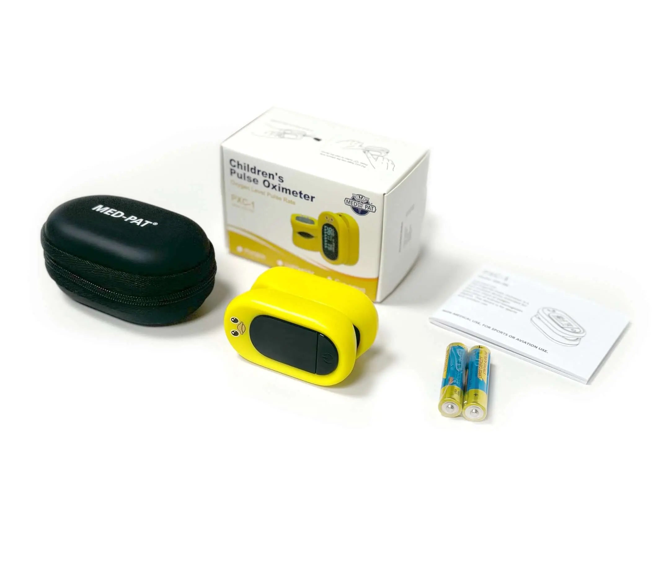 Med-Pat “Ducky” PXC-1 Kids Pulse Oximeter | Fast SpO₂ & Heart Rate | FSA/HSA Eligible