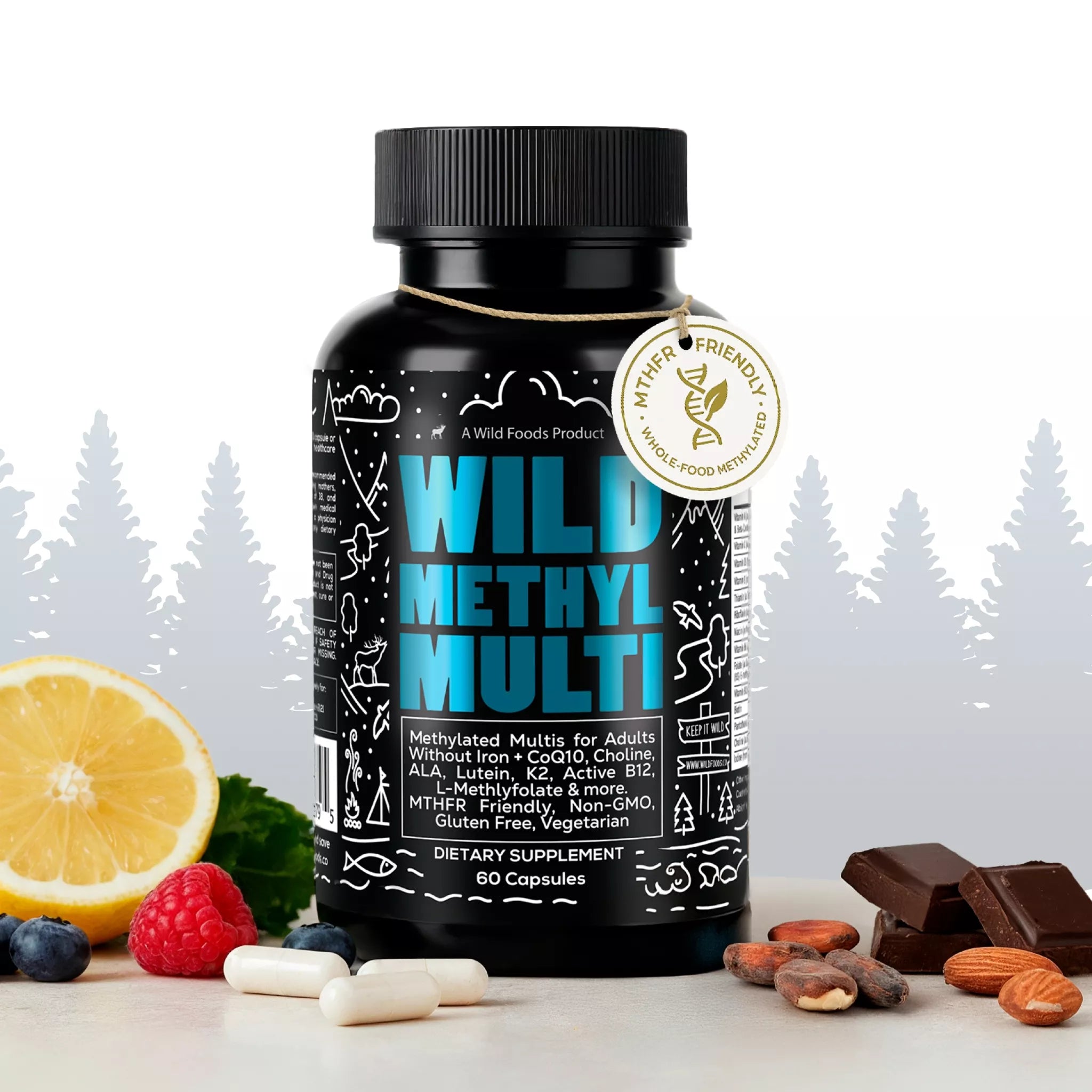 Methylated Whole Food Multivitamin by Wild Foods