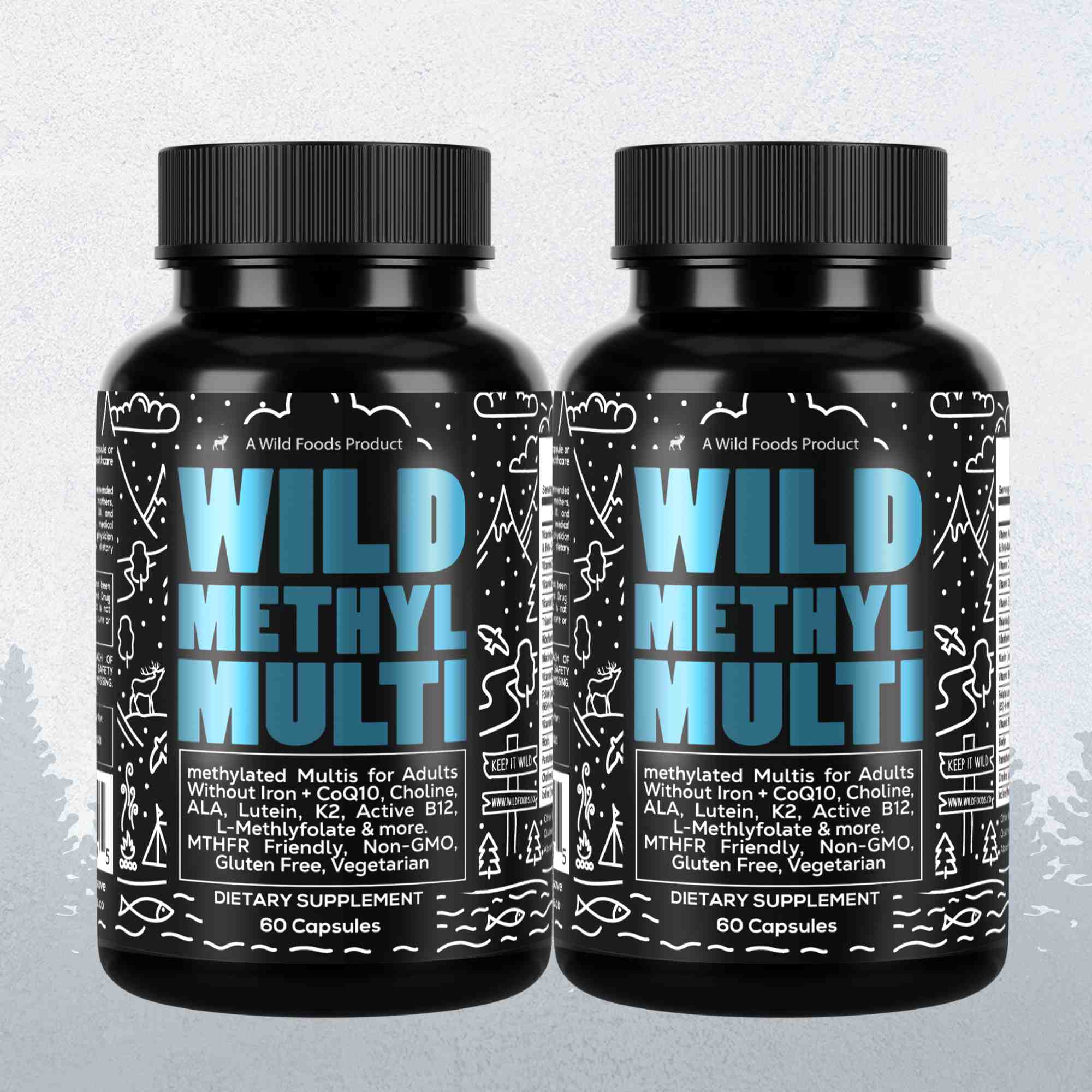 Methylated Whole Food Multivitamin by Wild Foods
