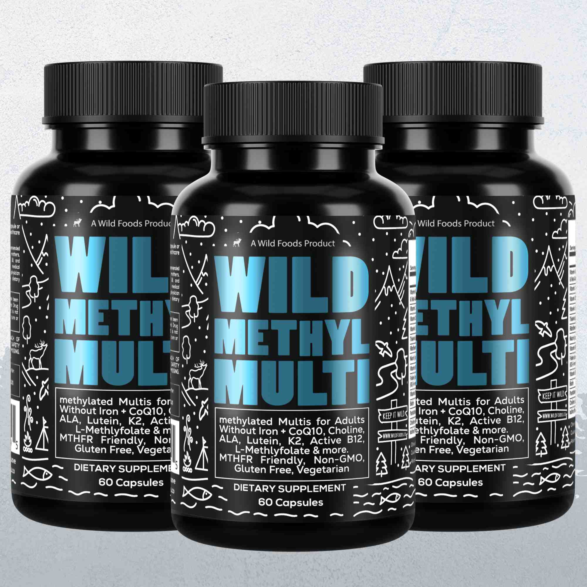 Methylated Whole Food Multivitamin by Wild Foods