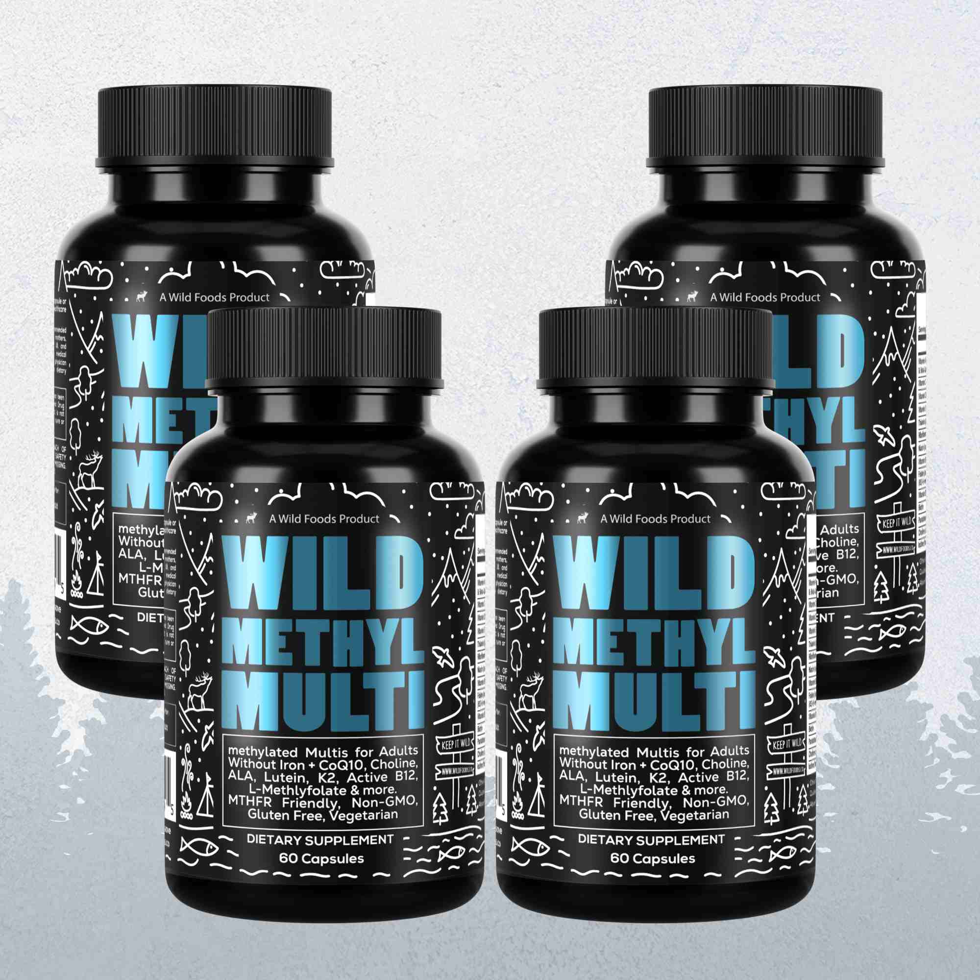 Methylated Whole Food Multivitamin by Wild Foods