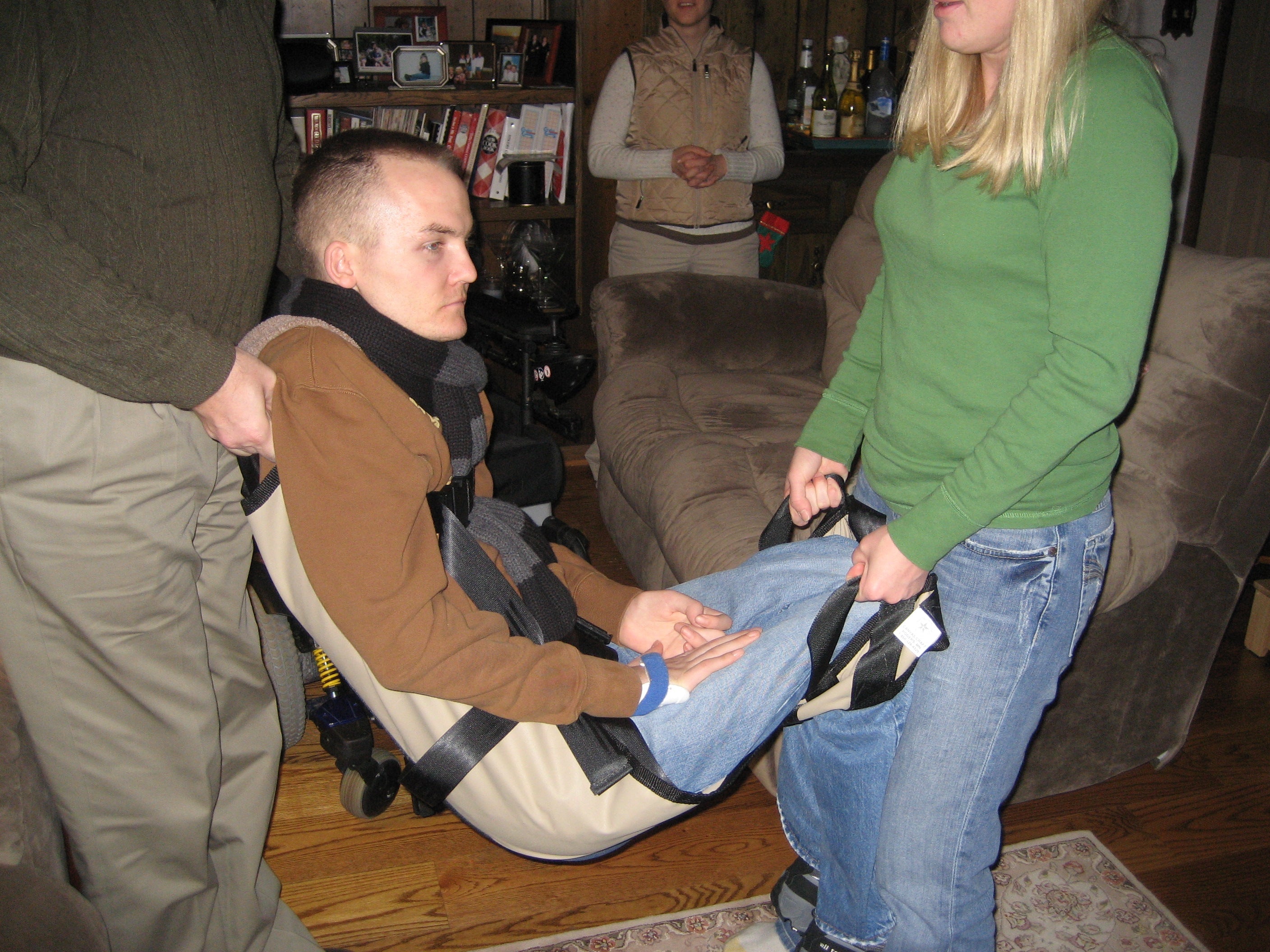 Comfort Carrier Patient Lift Sling for Wheelchair to Aircraft Transfers & Evacuation Inclusive Inc - FREE WORLDWIDE SHIPPING!