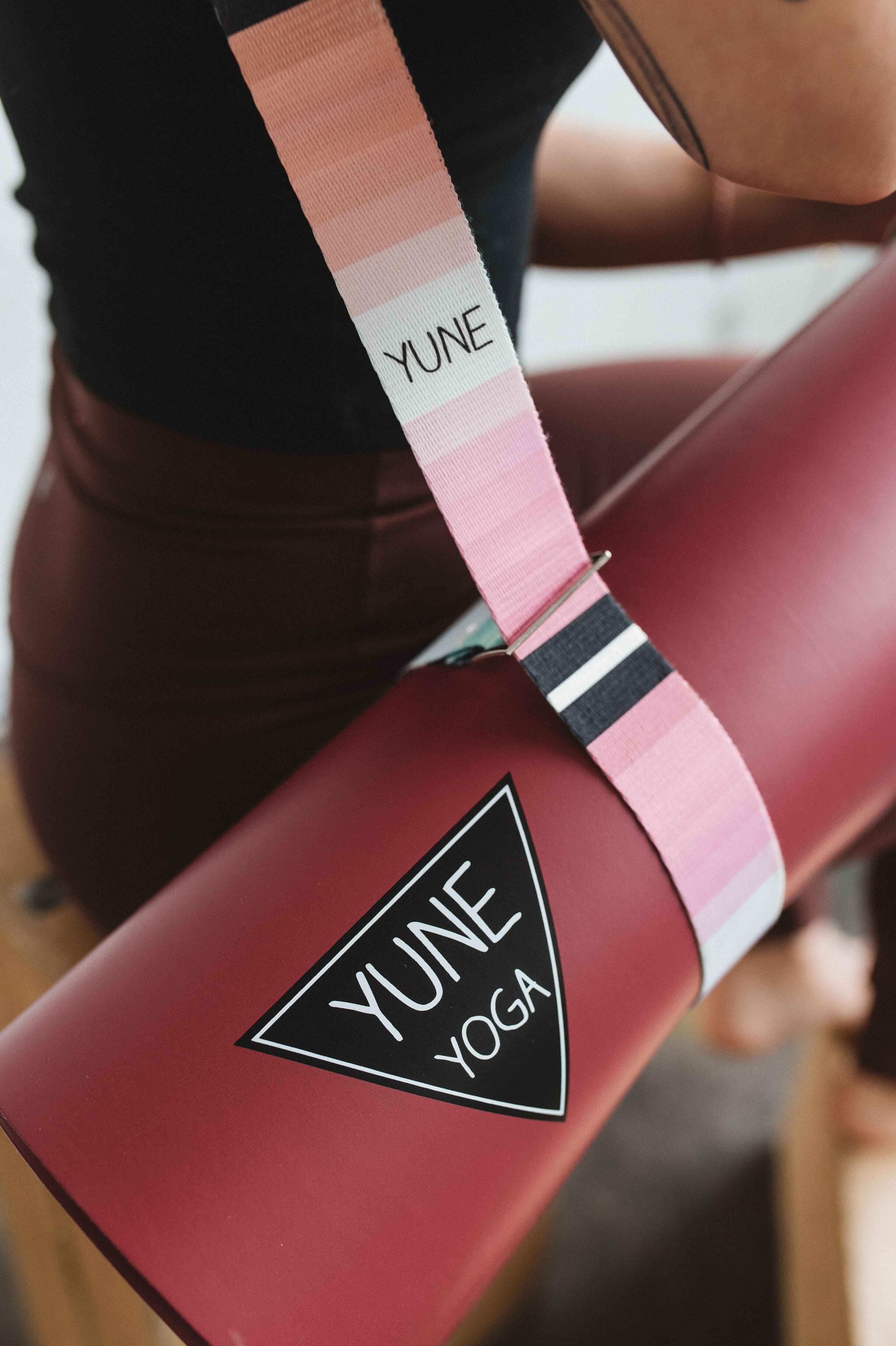 Yoga Strap | Stretching Strap | Metal Buckles | Multi Color | Yune Yoga | The Helena - Yune Yoga