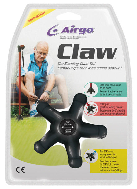 Airgo Claw Standing Cane Tip by Drive