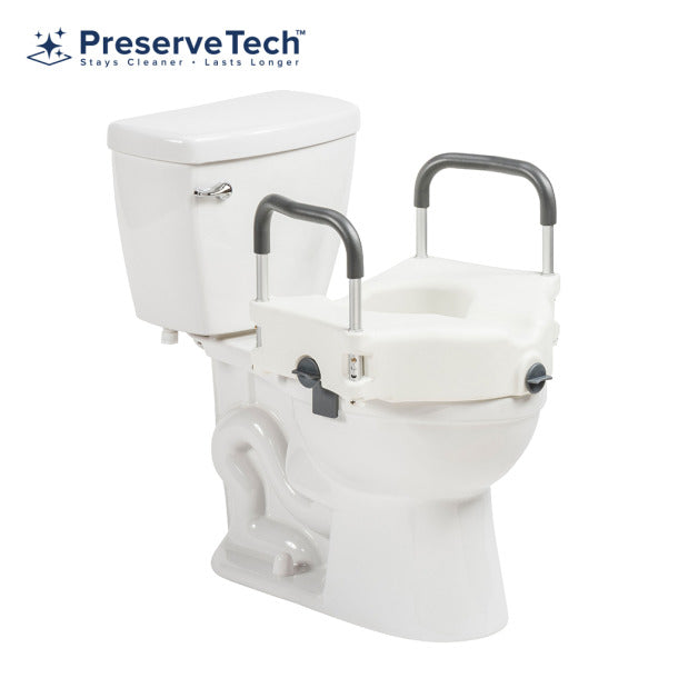 PreserveTech™ Secure Lock מושב אסלה מוגבה