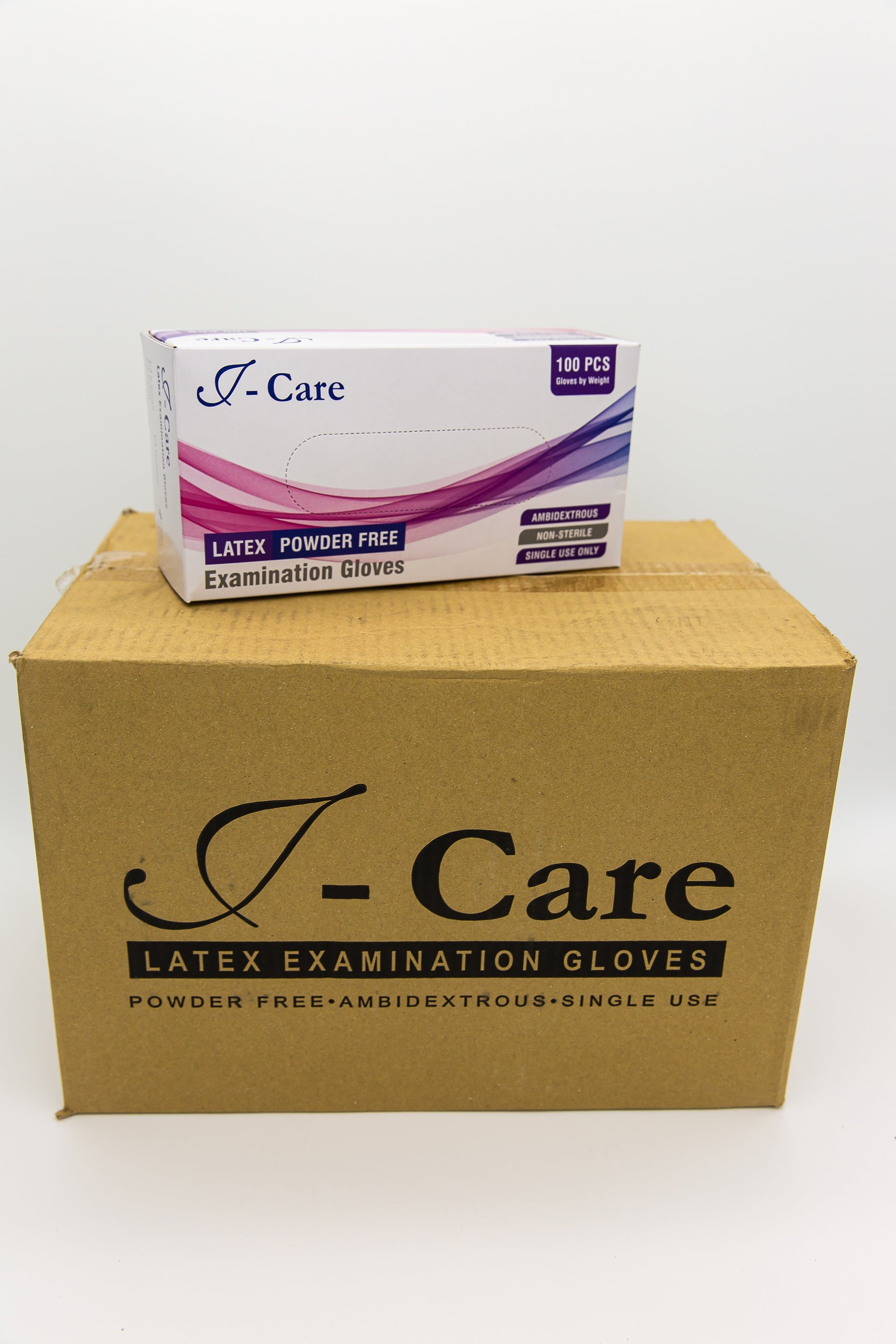 כפפות לטקס J-Care - 100/BX