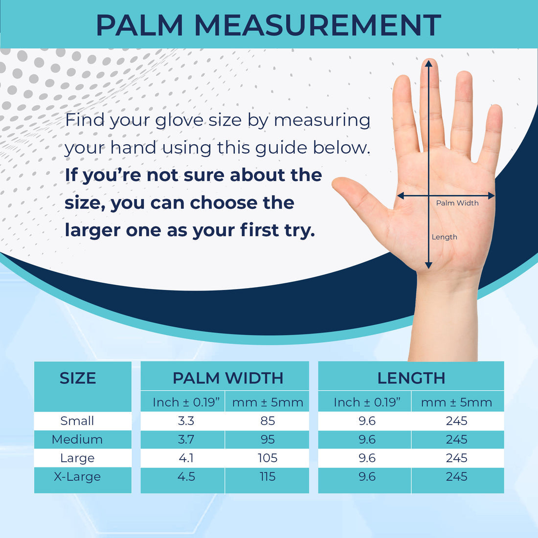 LePremium Comfort לטקס כפפות - 100/BX