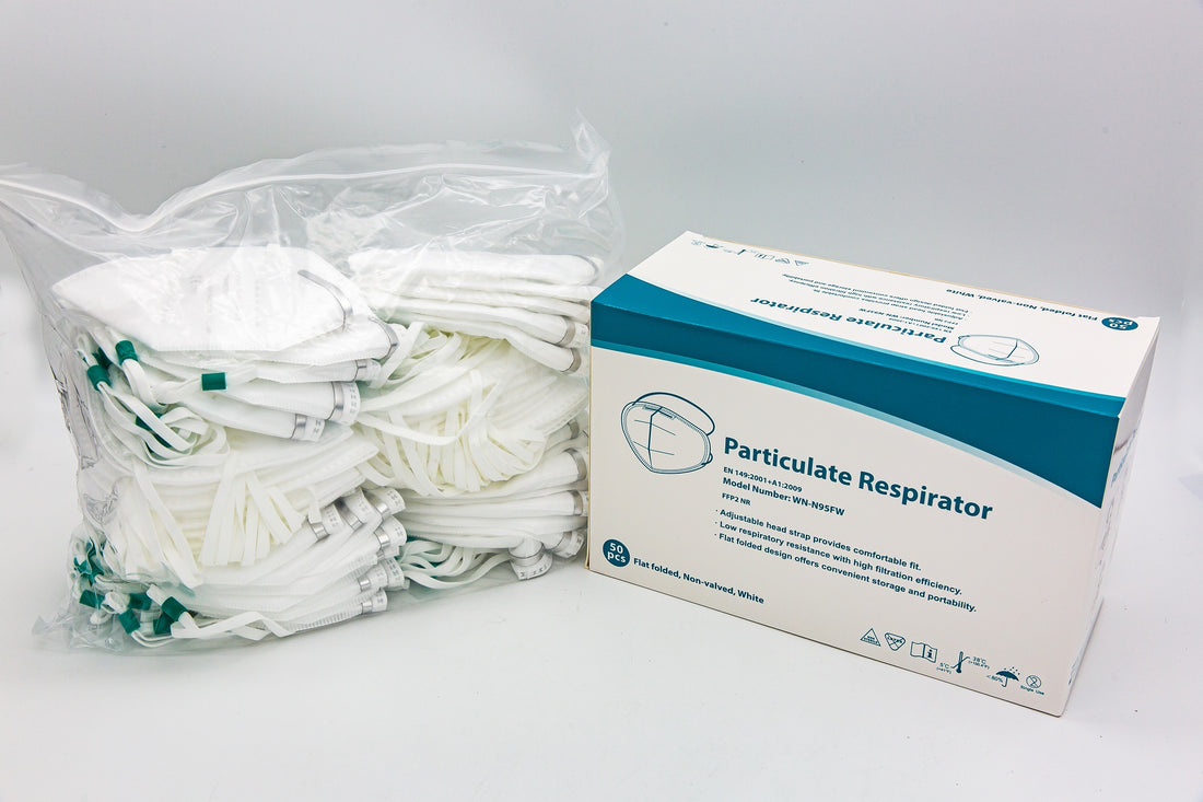 Winner N95 Mask White Respirator - 50/BX, 1200/CS