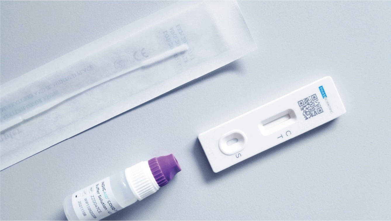 INDICAID™ COVID-19 Rapid Antigen Test Kit - מארז של 25